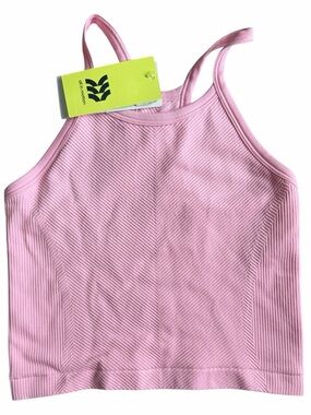 all in motion Pink Ribbed Tank Top for Kids